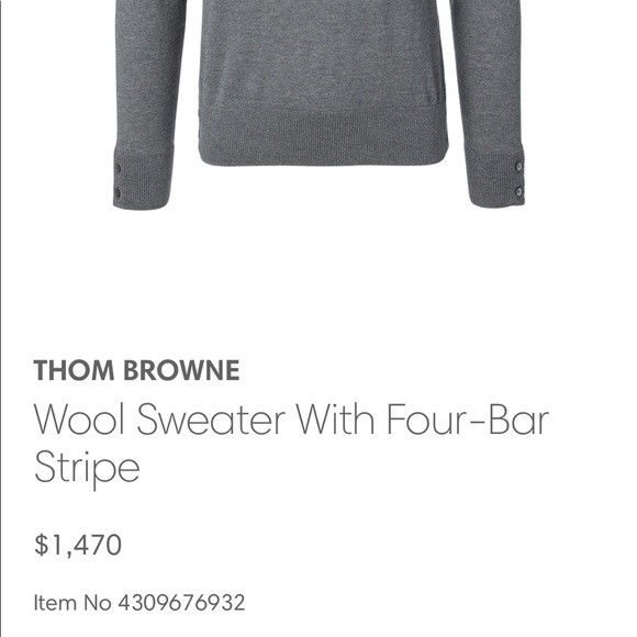 Thom Browne Wool Sweater - Picture 5 of 5